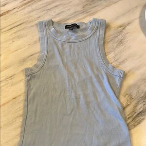 Women's Light Blue Sleeveless Top
